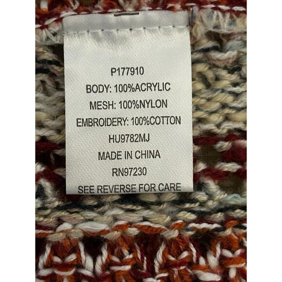 Absolutely Famous Open Front Cardigan Sweater Size Small Multicolor - Picture 8 of 8